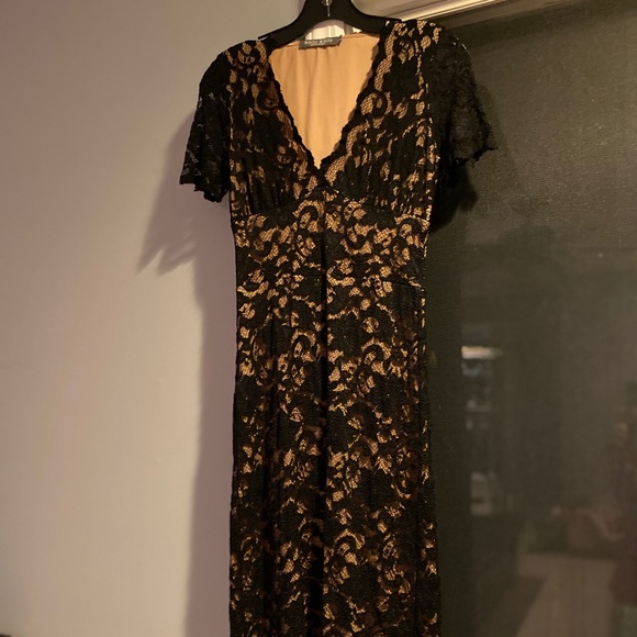 Lacy Sexy Bisou Bisou Black Holiday Dress - Picture 2 of 2